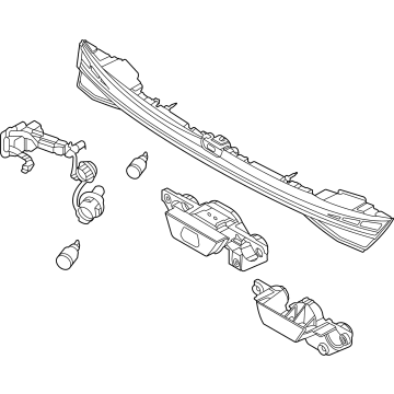 OEM Hyundai Elantra Lamp Assembly-Center GARNISH - 92409-AB100