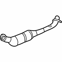 OEM 2002 BMW X5 Catalytic Converter Exhaust System Parts - 18-30-7-500-542
