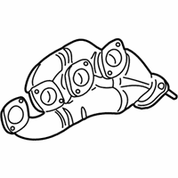 OEM 2005 BMW X5 Exhaust Manifold - 11-62-7-525-076