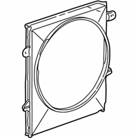 OEM 2001 Ford Explorer Fan Shroud - F87Z-8146-HA