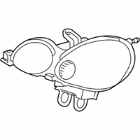 OEM 1998 Lexus GS400 Headlamp Unit Assembly, Left - 81170-3A470