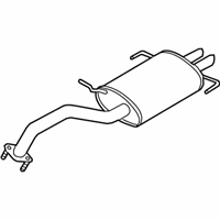 OEM Nissan Exhaust, Main Muffler Assembly - 20100-5Y800