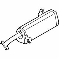 OEM 2011 Kia Soul Main Muffler Assembly - 287002K200