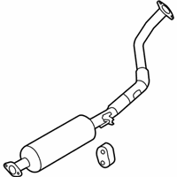 OEM 2011 Kia Soul Center Exhaust Pipe - 286502K200