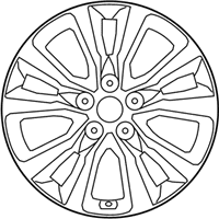 OEM Hyundai Elantra GT Rim Wheel - 52910-G3300