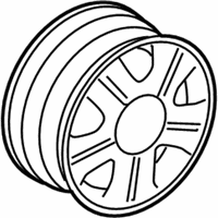 OEM 2008 Ford Mustang Wheel, Alloy - 7R3Z-1007-F