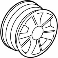 OEM Ford Mustang Wheel, Alloy - 6R3Z-1007-E