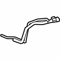 OEM 2008 Lexus GS460 Pipe Sub-Assy, Fuel Tank Filler - 77201-30480