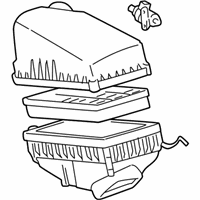 OEM 2001 Toyota Camry Cleaner Assy, Air - 17700-03090