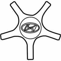 OEM Hyundai Ioniq Wheel Hub Cap Assembly - 52960-G2100