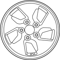 OEM Hyundai Ioniq 15 Inch Wheel - 52910-G2120