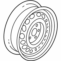 OEM Chrysler PT Cruiser Wheel-Steel - 4656426AB