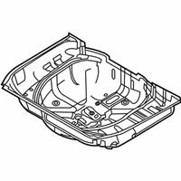 OEM 2008 Ford Taurus X Rear Floor Pan - 8A4Z-7447043-A