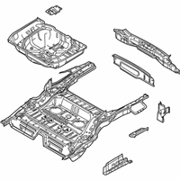 OEM Ford Taurus X Floor Pan Assembly - 8F9Z-7411215-A