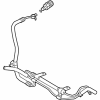 OEM Toyota Tundra Power Steering Pressure Hose - 44410-0C150