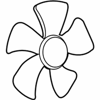 OEM Cadillac CTS Fan Blade - 25767914