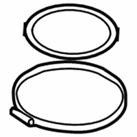 OEM 2007 BMW X5 Repair Kit, Flange Cover - 16-11-7-194-201