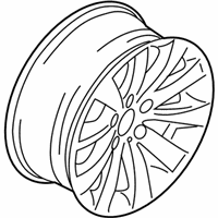 OEM 2010 BMW 750Li xDrive Light Alloy Rim - 36-11-6-777-777