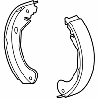 OEM Chevrolet Malibu Brake Shoes - 18038582