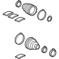 OEM 2014 Lexus RX350 Boot Kit, Front Drive Shaft - 04427-0E031
