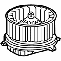 OEM Cadillac Blower Motor - 84493340