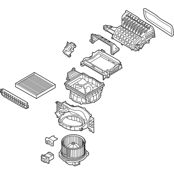 OEM 2021 Kia Seltos Blower Unit - 97100Q5280