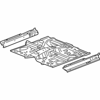OEM 2012 Honda Insight Floor, FR. - 65100-TM8-A01ZZ