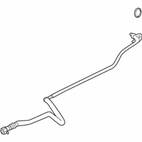 OEM 2014 BMW M6 Gran Coupe Transmission Oil Cooler Line, Return - 17-22-2-284-270