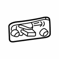 OEM 1997 Chevrolet K2500 Suburban Handle Asm-Rear Side Door Outside <Use 1C5L*Black - 15742234