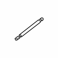 OEM 2020 BMW Z4 GAS SPRING FRONT FLAP, PASSI - 51-23-7-435-543