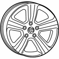 OEM Ram Aluminum Wheel - 1UB18GSAAB