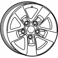 OEM 2019 Ram 1500 Classic Aluminum Wheel - 1UB17RXFAC