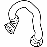 OEM 2012 BMW Z4 Radiator Coolant Hose Upper - 17-12-7-612-444
