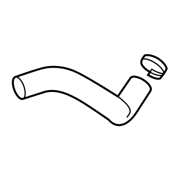 OEM 2022 Hyundai Elantra Hose Assembly-Radiator, UPR - 25414-AA200