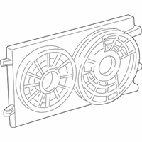 OEM 2007 Mercury Monterey Fan Assembly - 5F2Z-8C607-CB