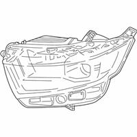 OEM 2015 Ford Edge Headlamp Housing - FT4Z-13008-P