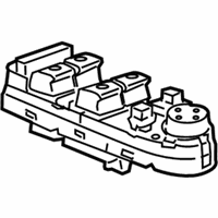 OEM 2012 BMW X6 Front Left Driver Door Window Switch - 61-31-9-218-044