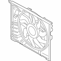 OEM 2022 BMW 230i FAN HOUSING WITH FAN - 17-42-8-666-819