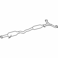 OEM 2020 Lexus ES350 Exhaust Pipe Assembly - 17420-31640