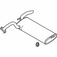 OEM Kia Soul Rear Muffler Assembly - 28710K0500