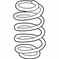 OEM 2018 Honda Civic Spring, Rear - 52441-TGH-A01