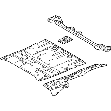 OEM Toyota Sienna Floor Pan Assembly - 58303-08020