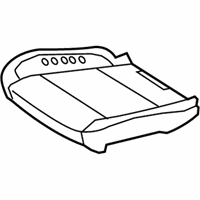 OEM 2018 BMW X6 Foam Section, Basic, Seat - 52-10-7-303-529