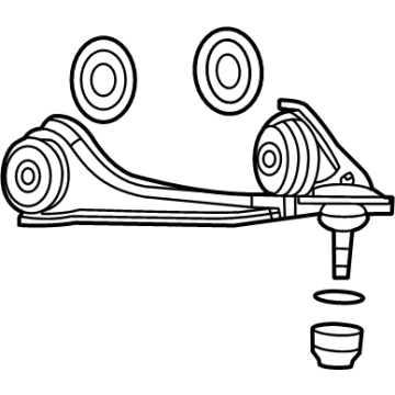 OEM Acura TLX Arm, Left Front (Upper) - 51520-TGV-A53