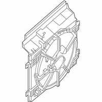 OEM Nissan Sentra Motor & Fan Assy-W/Shroud - 21481-4FU0A