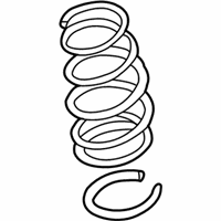 OEM 2000 Nissan Sentra Spring-Front - 54010-4Z011