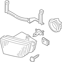 OEM 1998 Infiniti QX4 Lamp Assembly-Fog, RH - 26150-1W325