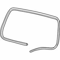 OEM Jeep Grand Cherokee WEATHERSTRIP-LIFTGATE Glass - 55363160AD
