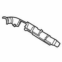 OEM 2012 Infiniti M56 INSULATOR Heat, Front Tube Upper - 20516-1MC0A