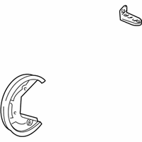 OEM 1999 GMC K3500 Shield-Front Brake - 15972559